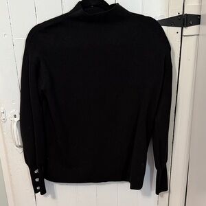 Tahari Black Knit Top